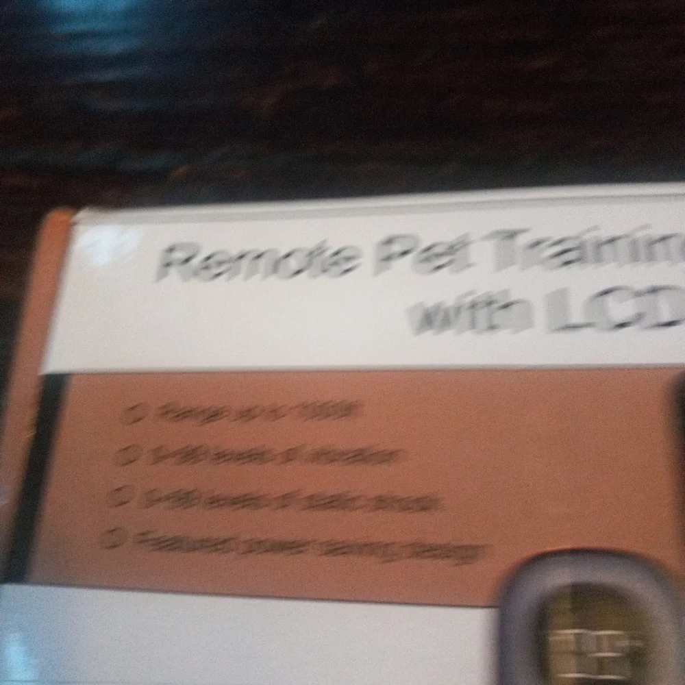 Remote Pet Training Collar with LCD Display
